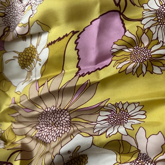 Sandro Silk Lilac Multi, Silk Printed Top, Size XS - Picture 5 of 6